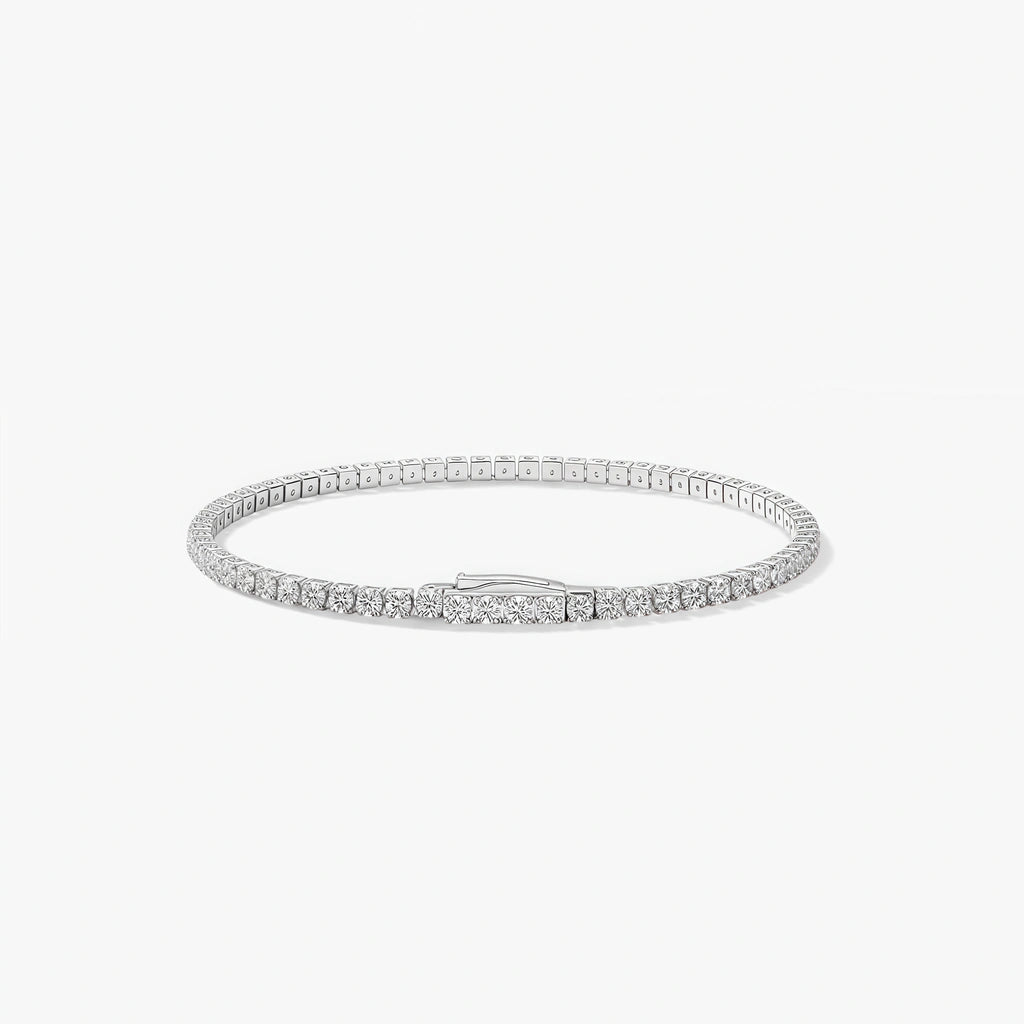 Tennis Bracelet - Lumis by Elysia , ultra-light pure titanium for all-day comfort, shower-safe and sweat-proof.