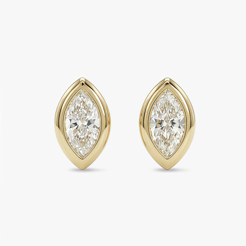 Stud Earrings - Marina by Elysia , ultra-light pure titanium for all-day comfort, shower-safe and sweat-proof.