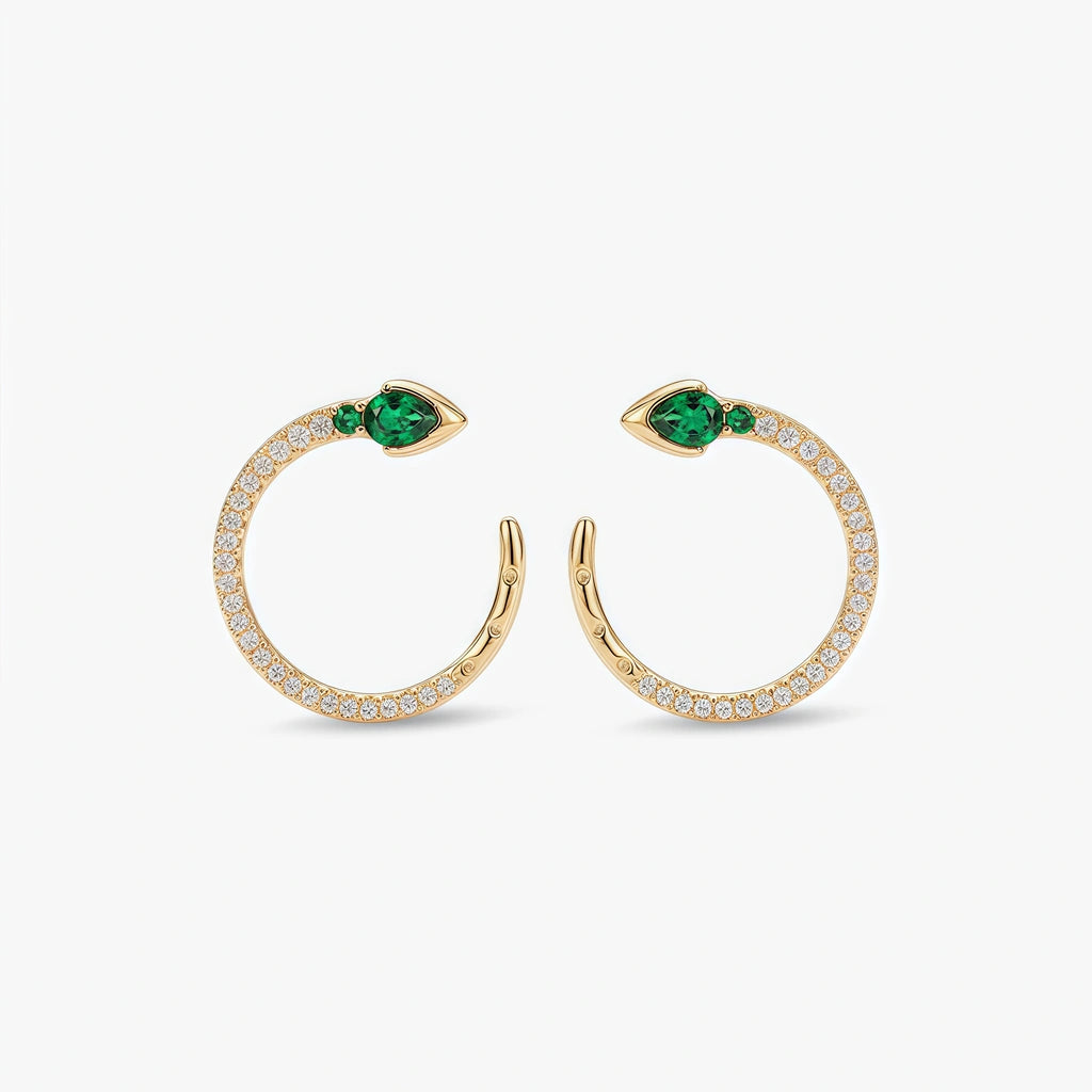 Stud Earrings - Meadow by Elysia , ultra-light pure titanium for all-day comfort, shower-safe and sweat-proof.