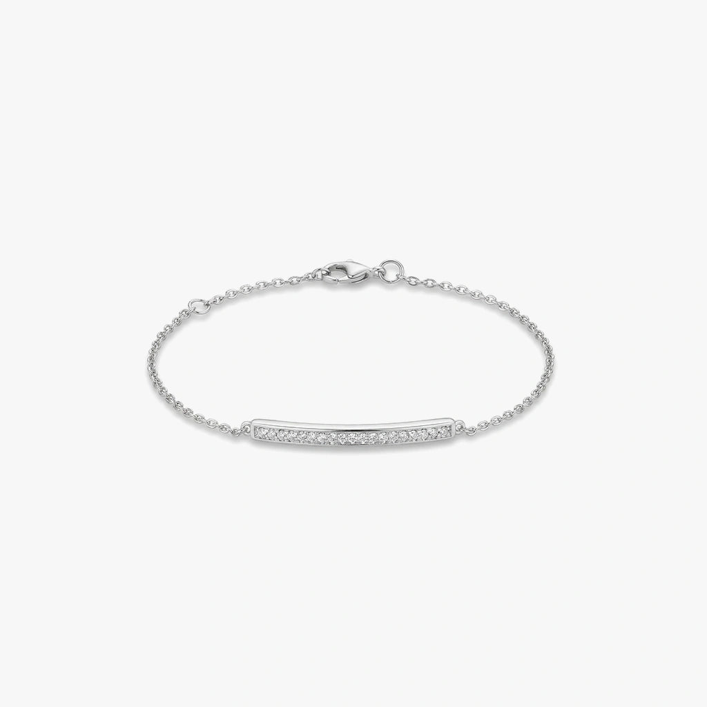 Chain Bracelet - Metroline by Elysia , ultra-light pure titanium for all-day comfort, shower-safe and sweat-proof.