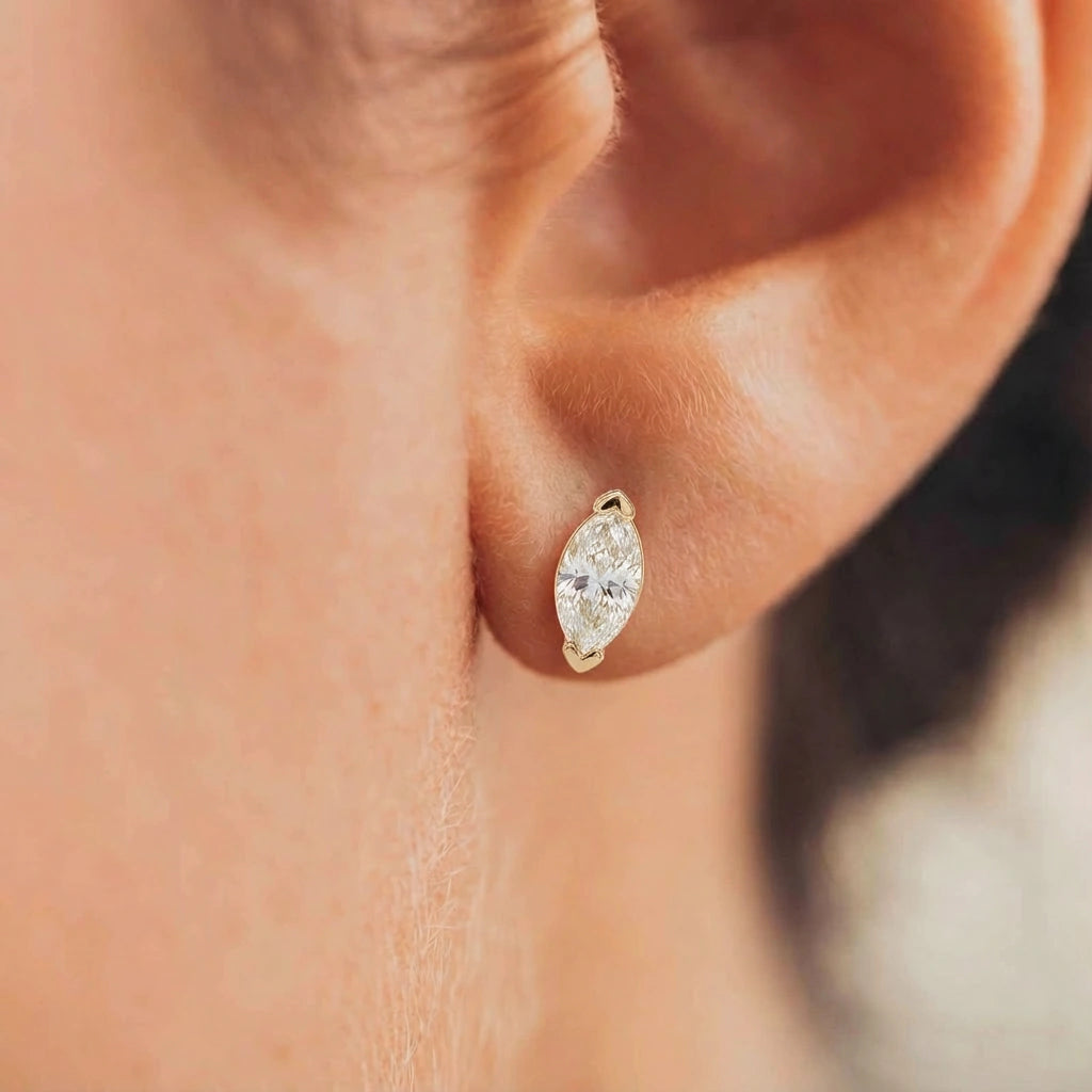 Stud Earrings - Mirage by Elysia , ultra-light pure titanium for all-day comfort, shower-safe and sweat-proof.