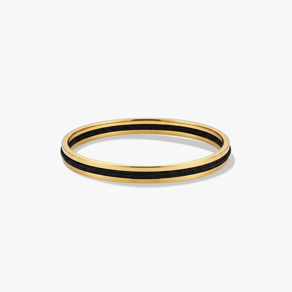 Bangle Bracelet - Nightline by Elysia , ultra-light pure titanium for all-day comfort, shower-safe and sweat-proof.