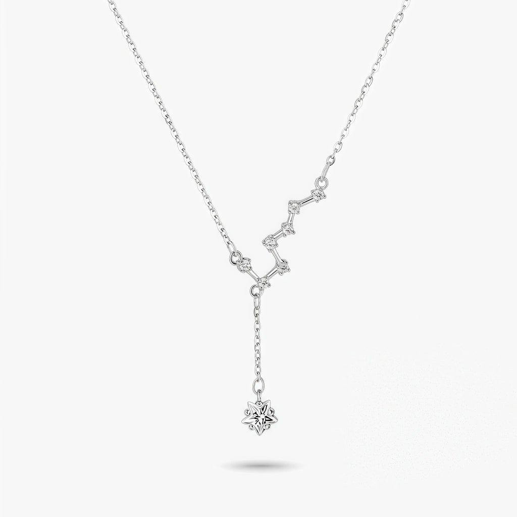 Station Necklace - Polaris by Elysia , ultra-light pure titanium for all-day comfort, shower-safe and sweat-proof.