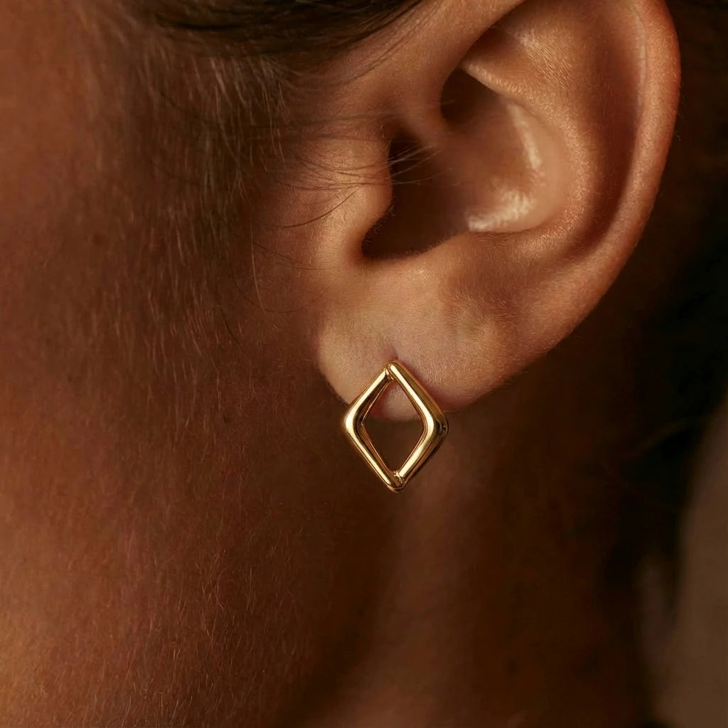 Drop Earrings - Prism by Elysia , ultra-light pure titanium for all-day comfort, shower-safe and sweat-proof.