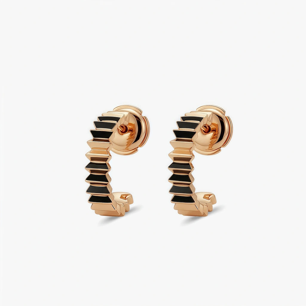 Hoop Earrings - Ravenna by Elysia , ultra-light pure titanium for all-day comfort, shower-safe and sweat-proof.