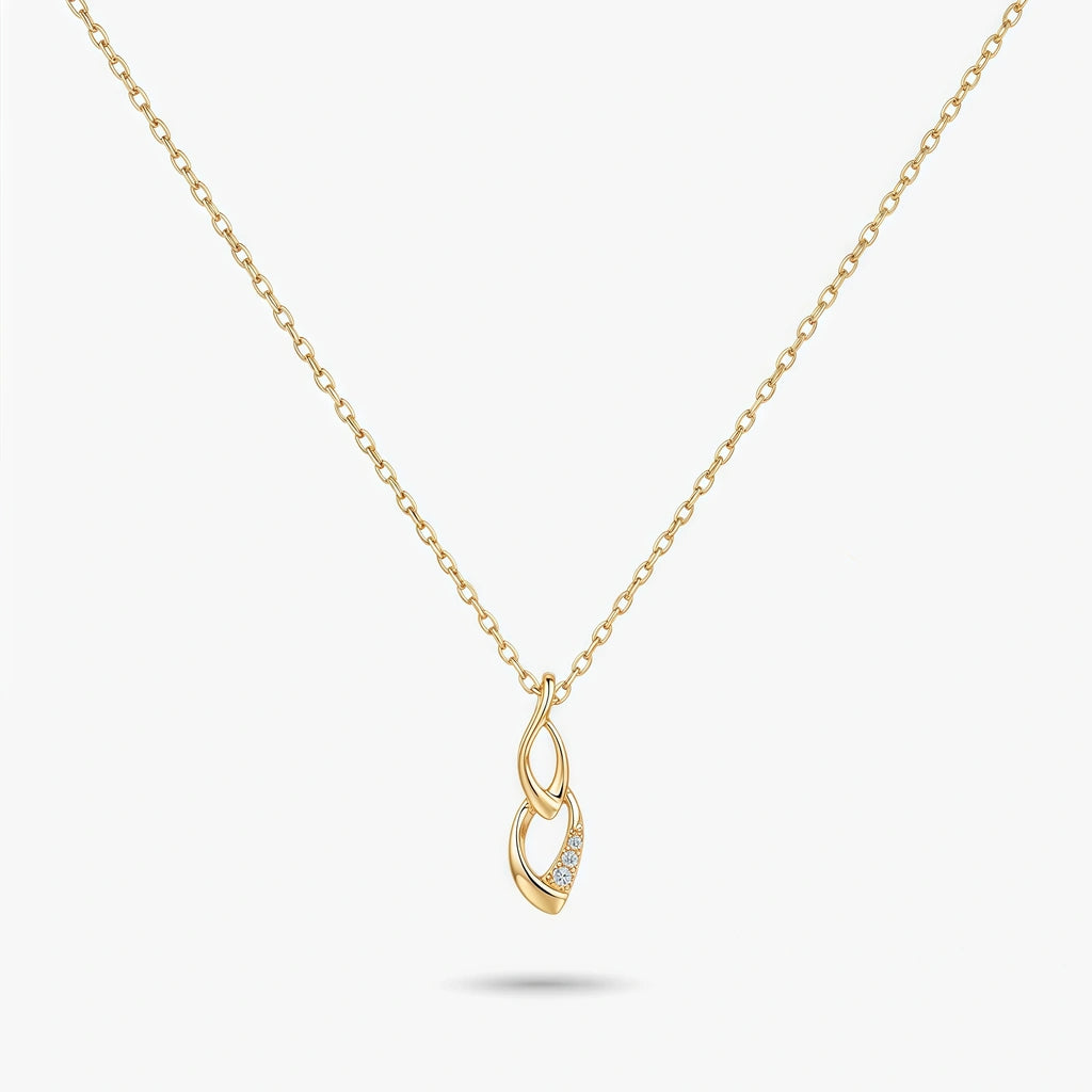 Pendant Necklace - Rhythm by Elysia , ultra-light pure titanium for all-day comfort, shower-safe and sweat-proof.
