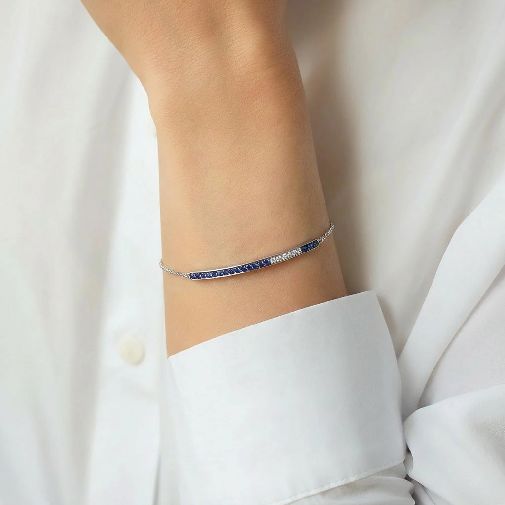 Chain Bracelet - Sapphire Dash