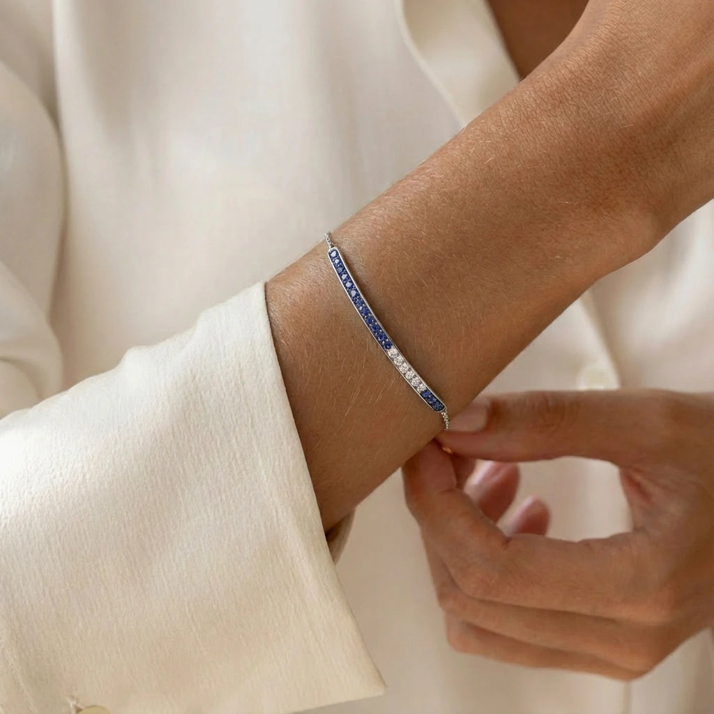 Chain Bracelet - Sapphire Dash