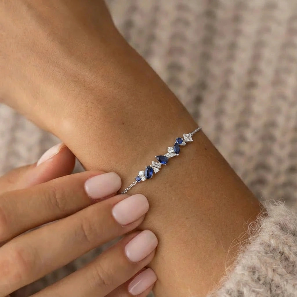 Chain Bracelet - Sapphire Galaxy