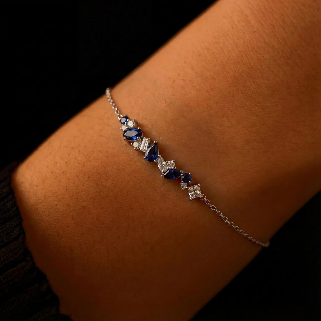 Chain Bracelet - Sapphire Galaxy