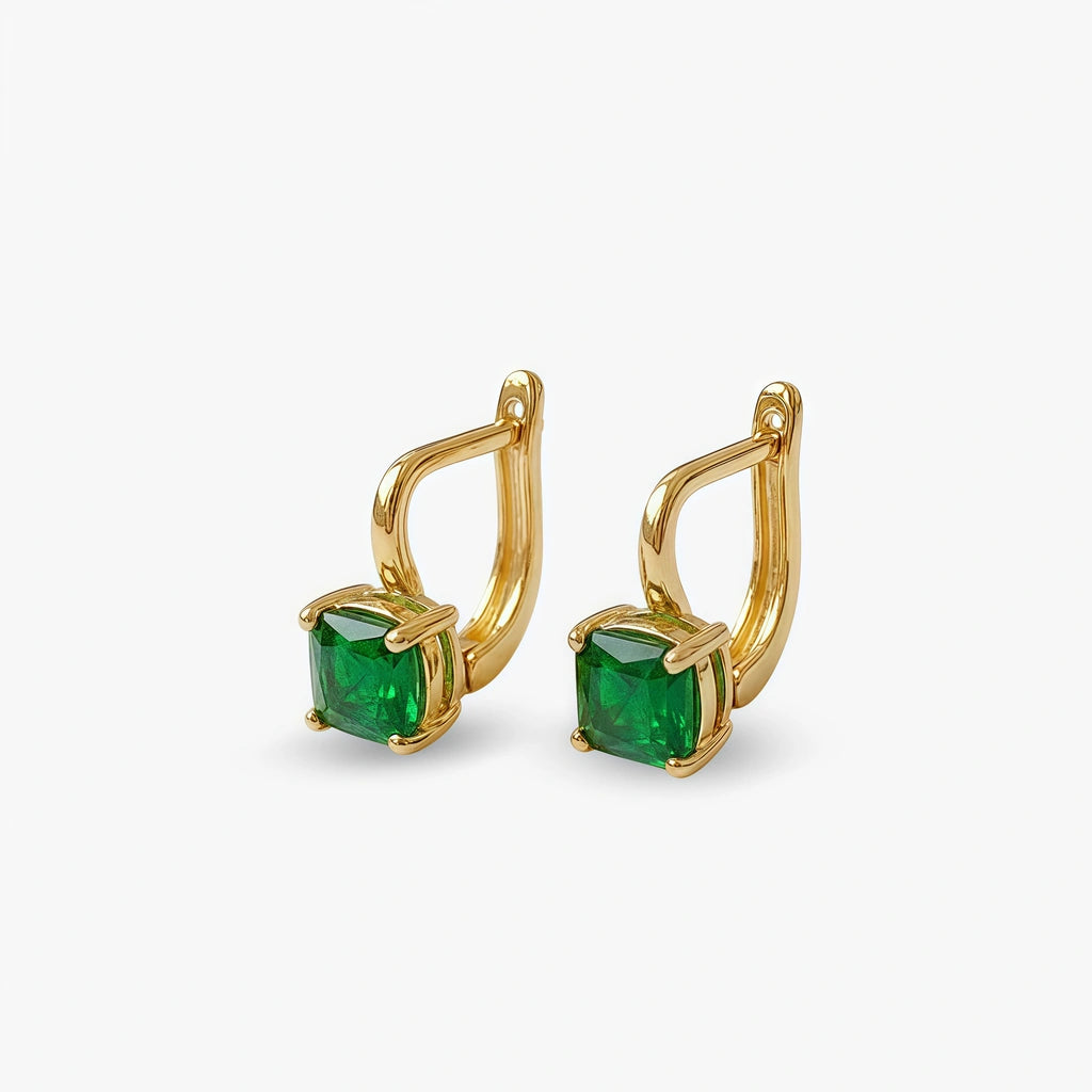Hoop Earrings - Seagreen by Elysia , ultra-light pure titanium for all-day comfort, shower-safe and sweat-proof.