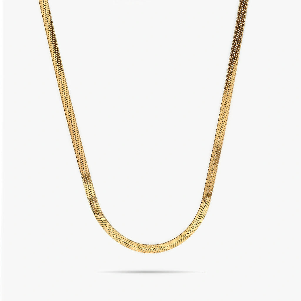 Chain Necklace - Sierra by Elysia , ultra-light pure titanium for all-day comfort, shower-safe and sweat-proof.