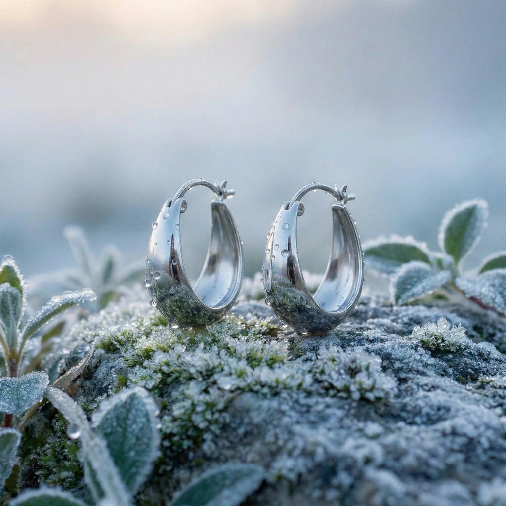 Hoop Earrings - Silverdew