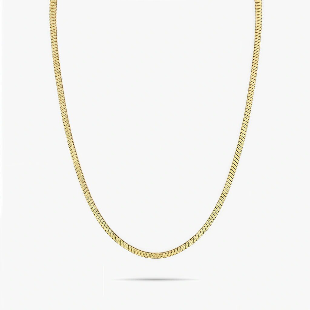 Chain Necklace - Solstice by Elysia , ultra-light pure titanium for all-day comfort, shower-safe and sweat-proof.