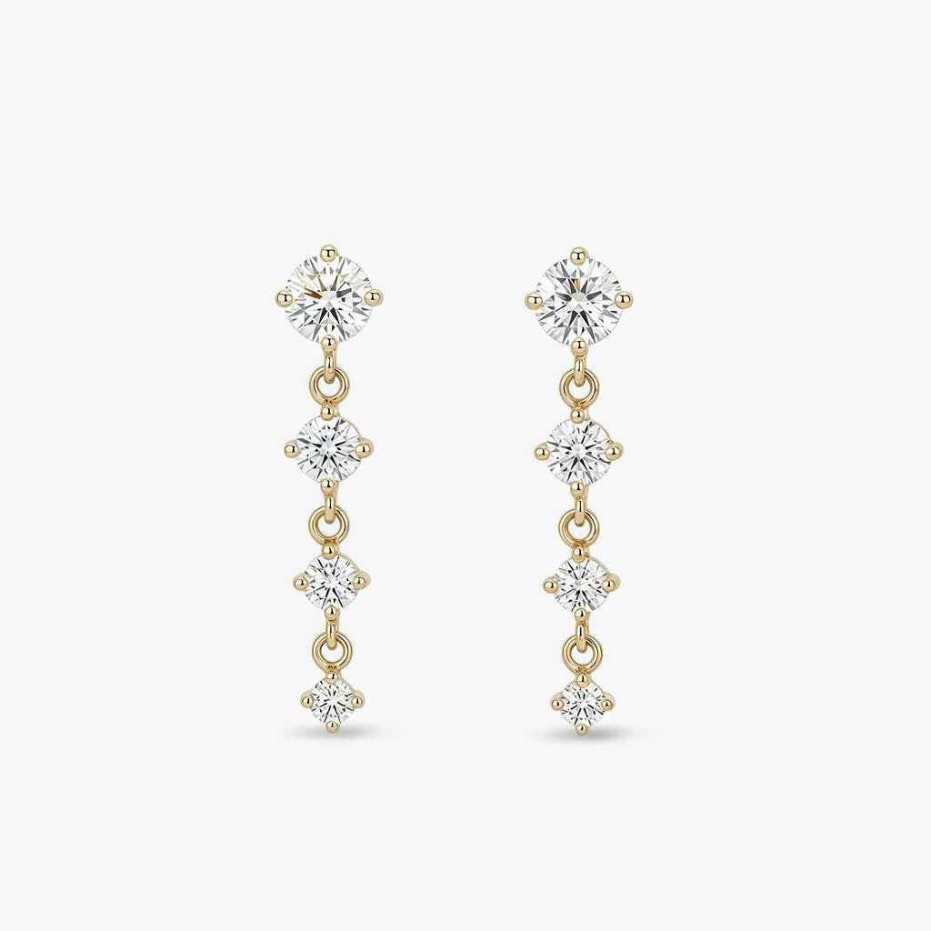 Drop Earrings - Spectra by Elysia , ultra-light pure titanium for all-day comfort, shower-safe and sweat-proof.