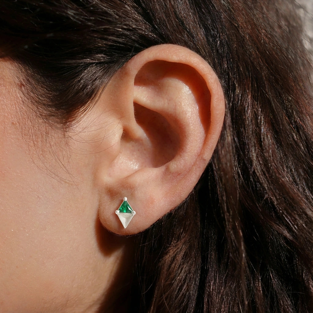 Stud Earrings - Springstone by Elysia , ultra-light pure titanium for all-day comfort, shower-safe and sweat-proof.