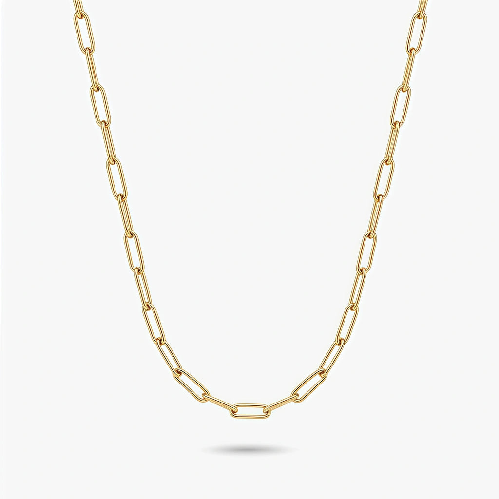 Chain Necklace - Stella by Elysia , ultra-light pure titanium for all-day comfort, shower-safe and sweat-proof.