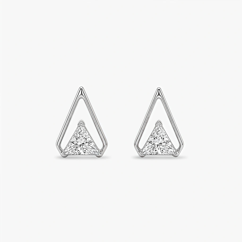 Stud Earrings - Trillium by Elysia , ultra-light pure titanium for all-day comfort, shower-safe and sweat-proof.