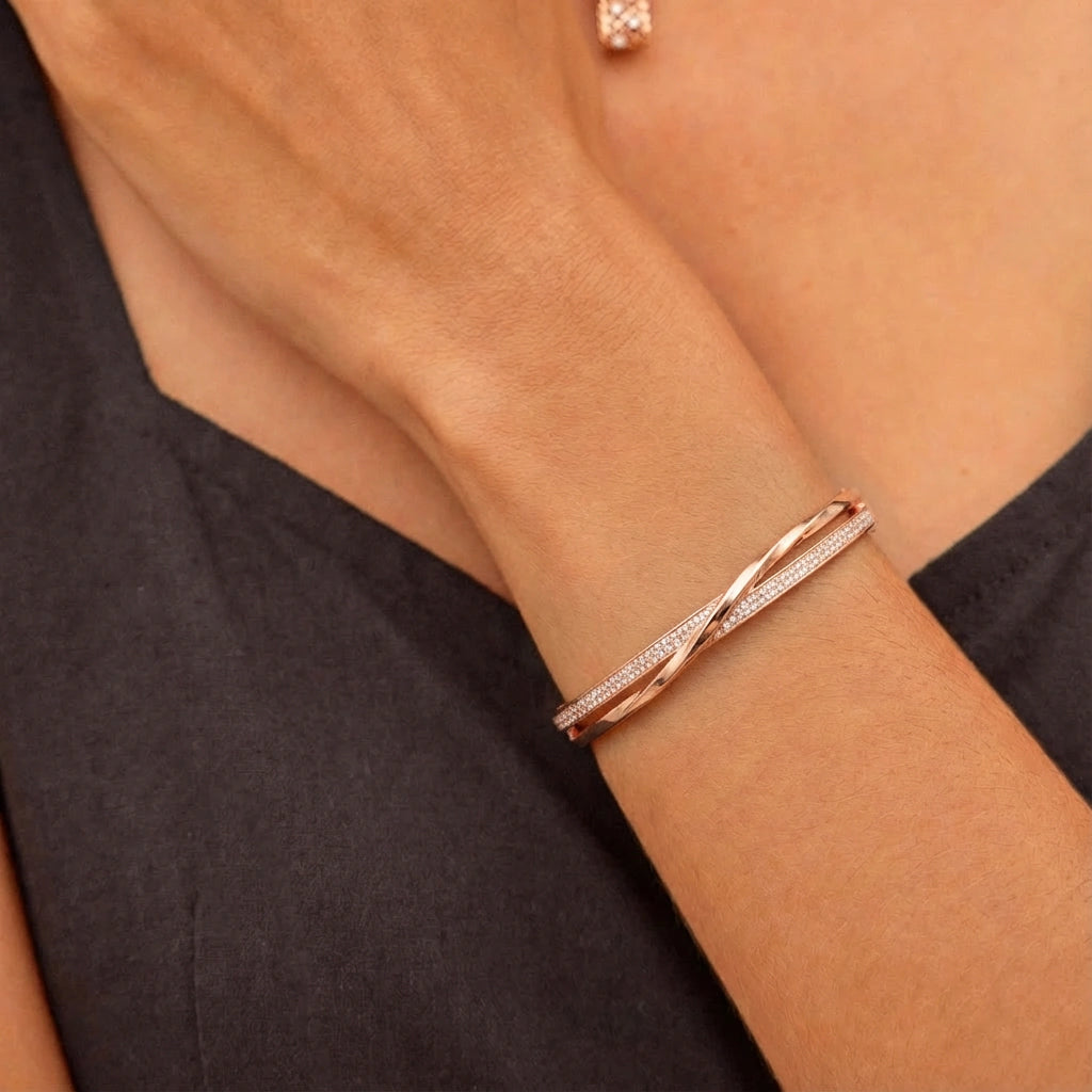 Bangle Bracelet - Twist