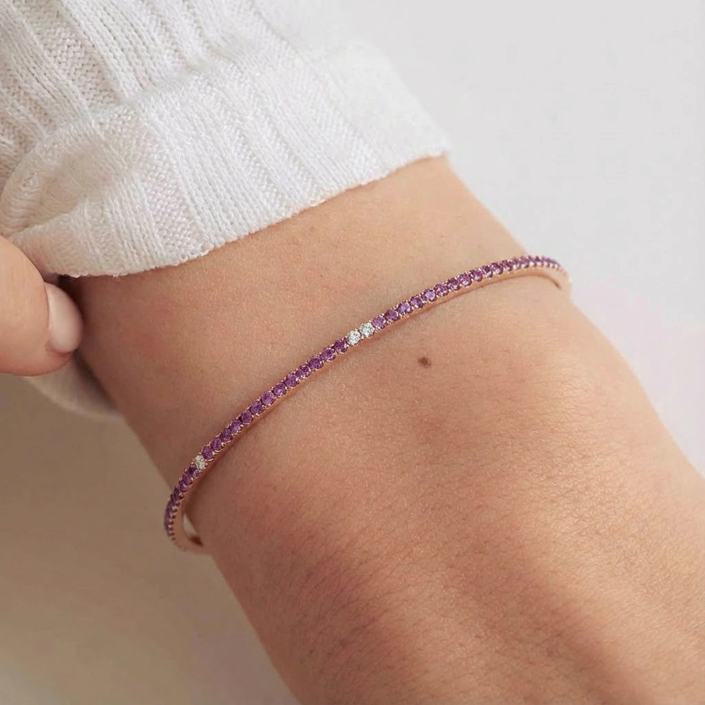 Bangle Bracelet - Violet