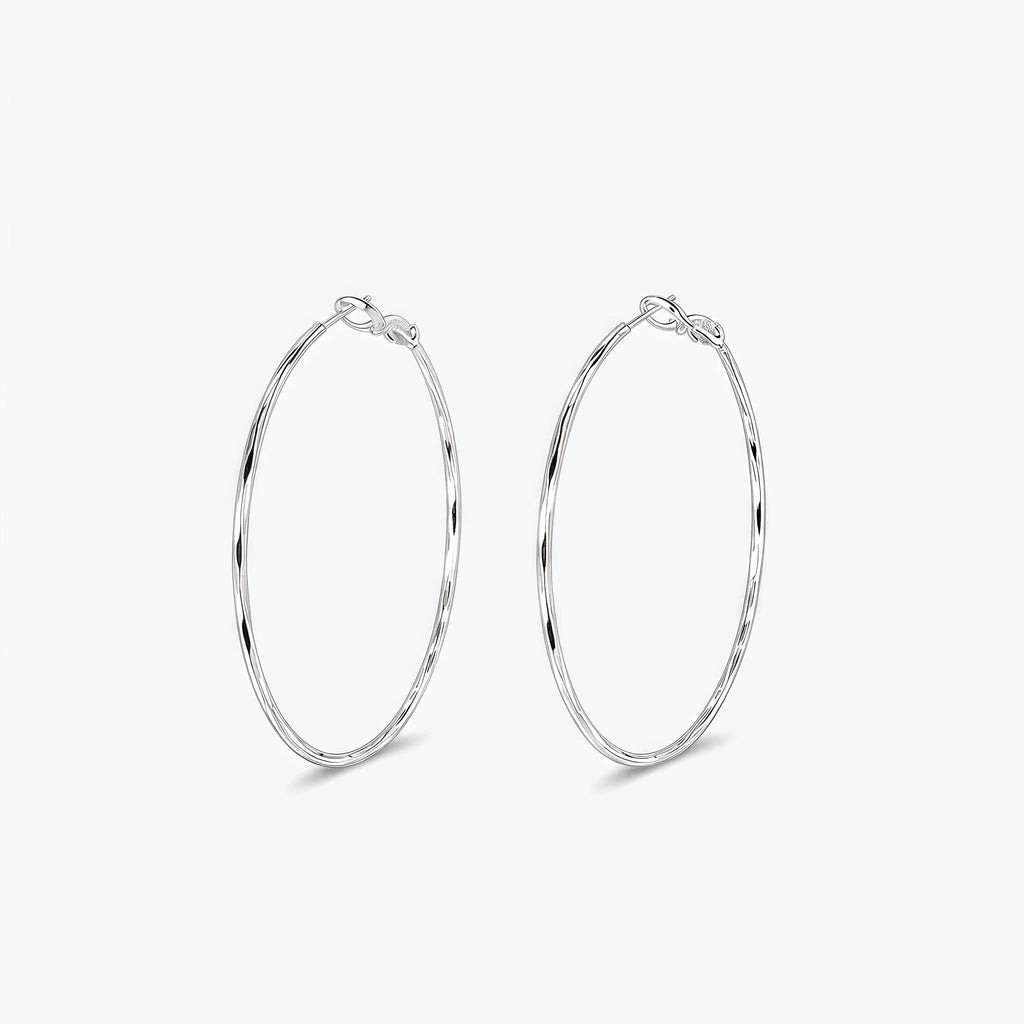 Hoop Earrings - Zephry by Elysia , ultra-light pure titanium for all-day comfort, shower-safe and sweat-proof.