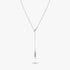 Lariat Necklace - Zoe by Elysia , ultra-light pure titanium for all-day comfort, shower-safe and sweat-proof.