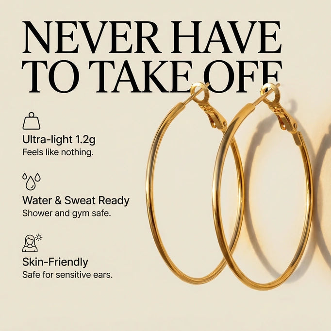 Hoop Earrings - Amberline