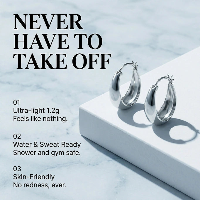 Hoop Earrings - Silverdew